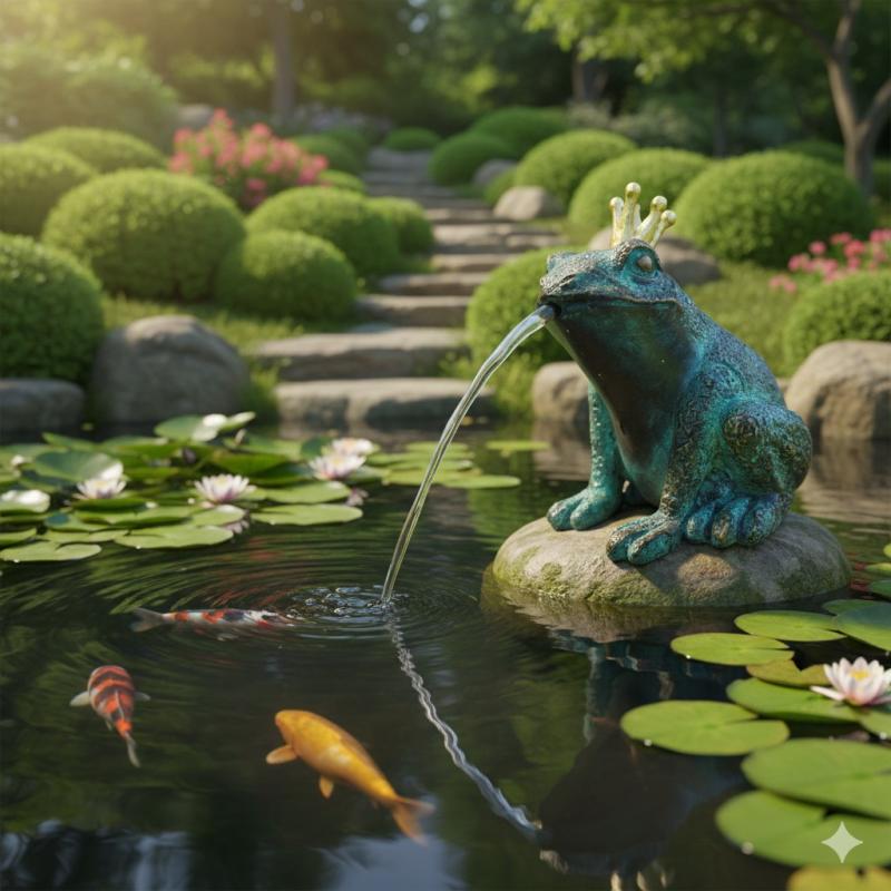 Frosch-König-Bronze